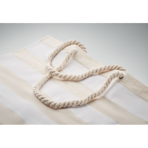 Torba plażowa bawełna 220gr/m² Bialy MO2126-06 (3)