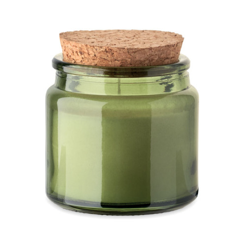 Świeca z wosku roślinnego 70gr Zielony MO2707-09 