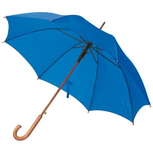 Parasol automatyczny, drewniany NANCY Niebieski 513104 