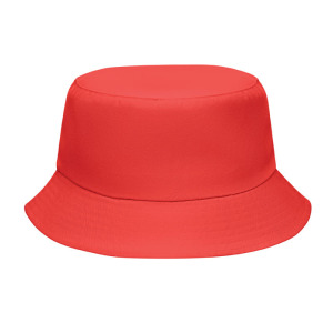 Czapka poliesterowa bucket 150 gr/ Czerwony