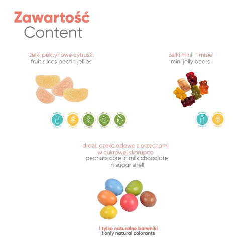 Słodycze reklamowe Sweet Bag Wielokolorwy S0337 (2)