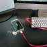 Smycz do transferu danych z micro USB LE PORT Czerwony 063905 (2) thumbnail
