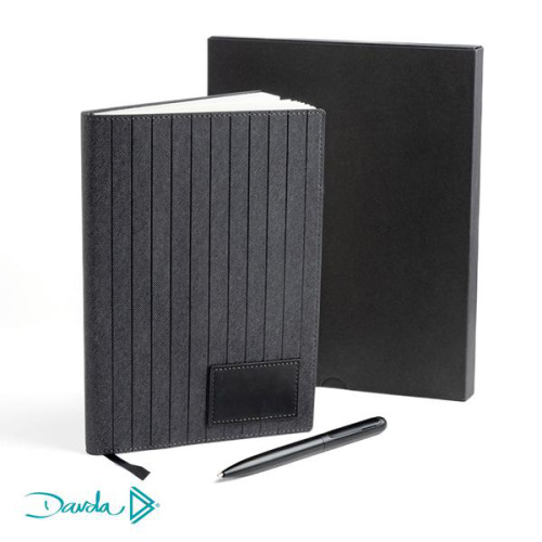 Zestaw prezentowy - notes i długopis / Dabook Czarny IP25059111 (8)
