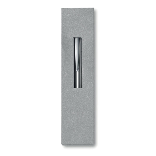 Długopis aluminiowy w pudełku Srebrny mat MO8522-16 