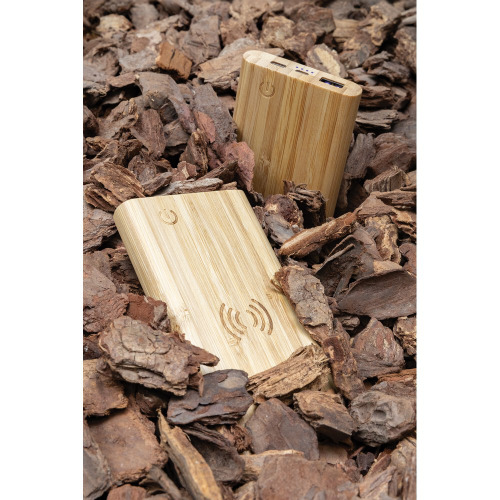 Bambusowy power bank 5000 mAh Brązowy P322.259 (9)