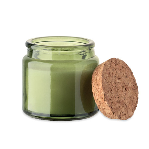 Świeca z wosku roślinnego 70gr Zielony MO2707-09 (2)
