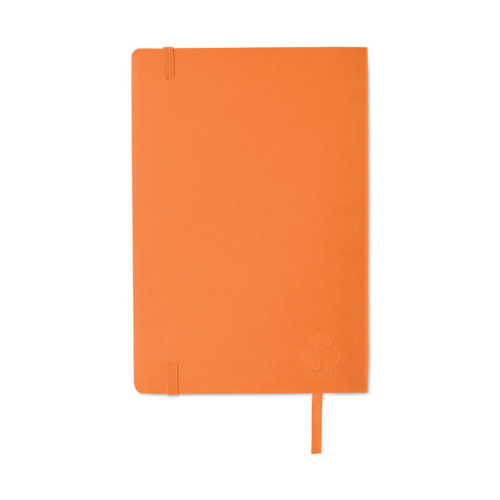 Notes A5 z recyklingu Pomaranczowy MO2118-10 (1)