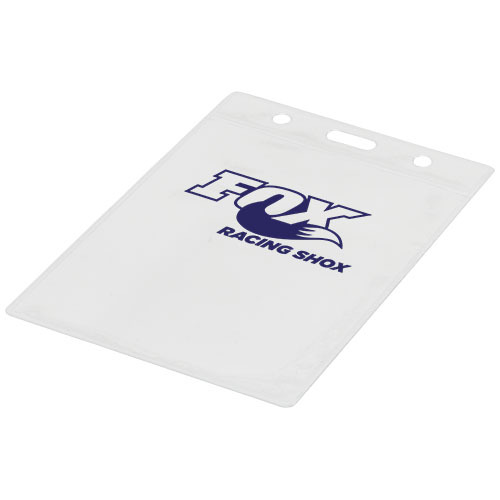 Etui na identyfikator Lorenzo Przezroczysty bezbarwny 10250400 (1)