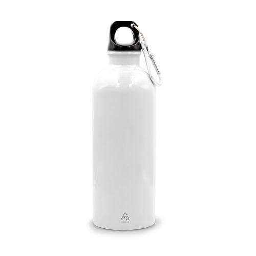 Butelka sportowa 500 ml z karabińczykiem | Brenda Biały VA099-02 (4)
