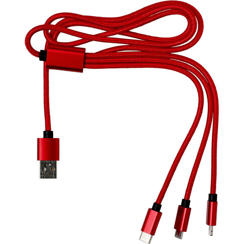 Kabel do ładowania Czerwony V0323-05 (2)