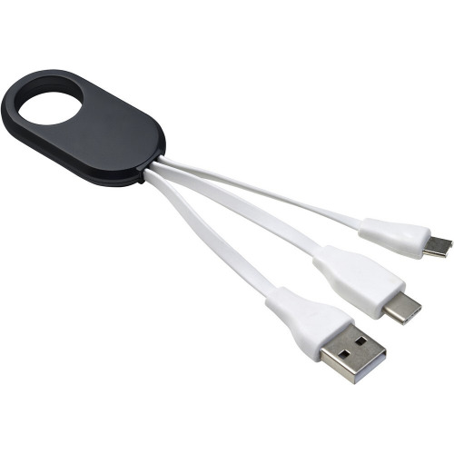 Kabel do ładowania Czarny V3890-03 (2)
