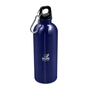 Butelka sportowa 500 ml z karabińczykiem | Brenda Granatowy