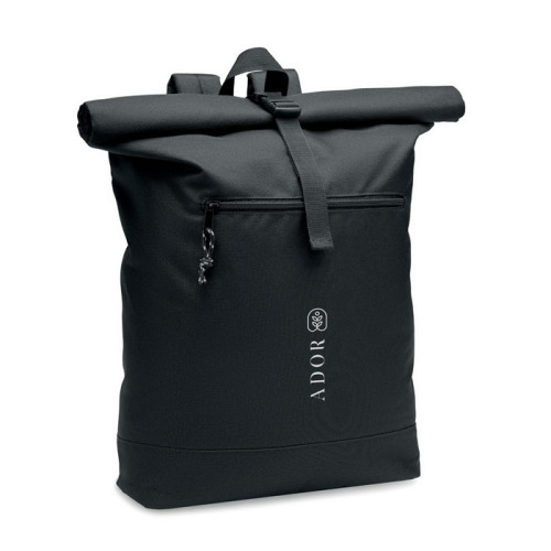 Plecak 600D RPET typu rolltop Czarny MO6998-03 (3)