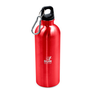 Butelka sportowa 500 ml z karabińczykiem | Brenda Czerwony