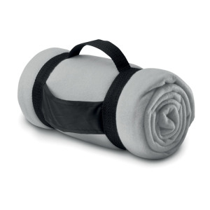 Koc polarowy Srebrny Mat