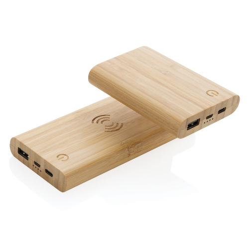 Bambusowy power bank 5000 mAh Brązowy P322.259 (8)