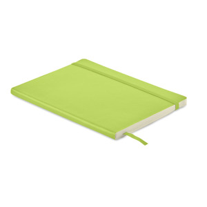 Notes A5 z recyklingu Limonka
