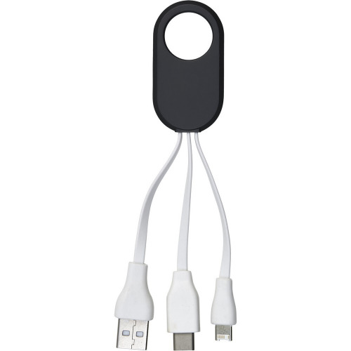 Kabel do ładowania Czarny V3890-03 