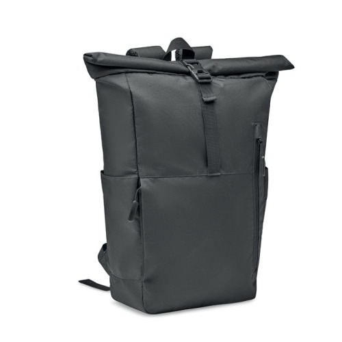 300D RPET plecak typu rolltop Czarny MO2051-03 