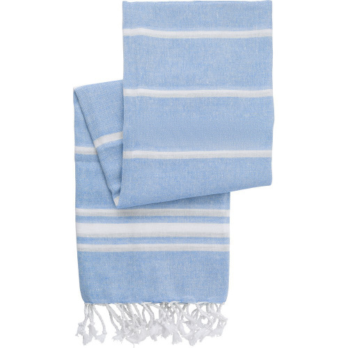 Bawełniany ręcznik hammam Błękitny V8299-23 
