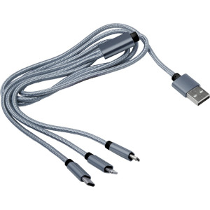 Kabel do ładowania Srebrny