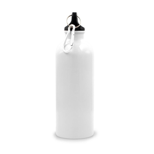 Butelka sportowa 500 ml z karabińczykiem | Brenda Biały VA099-02 (5)
