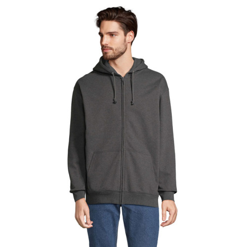 CARTER Bluza z kapturem Charcoal Melange S03812-CE-XS 