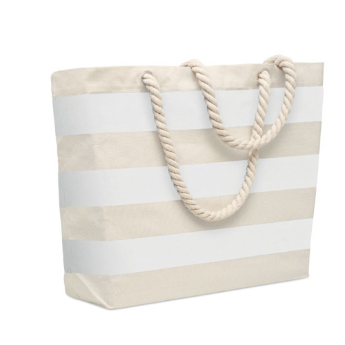 Torba plażowa bawełna 220gr/m² Bialy MO2126-06 