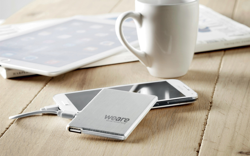 powerbank z logo